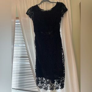 Black lace dress